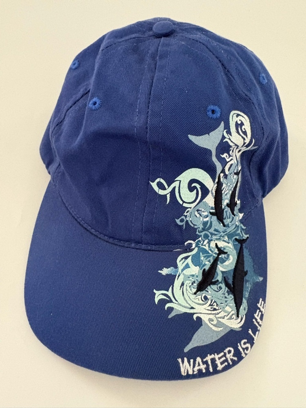 Original crazy shirts Hawaii blue ocean theme cap adjustable